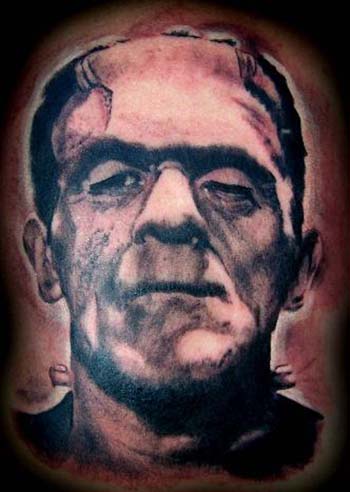 Tattoos - Movie Sci Fi tattoos - FRANKENSTEIN